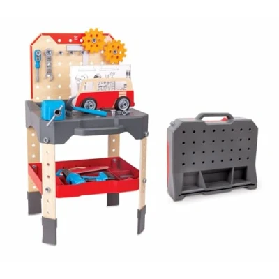 Imagen de Hape Junior Inventor Banco de Trabajo para niños, Color Negro, M (E3036)