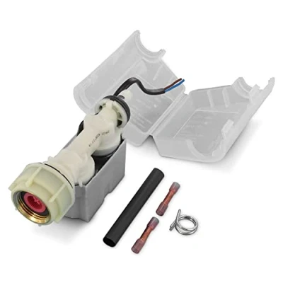 Imagen de Electroválvula Aquastop para tubo de alimentación lavavajillas, equivalente a Bosch 00263789