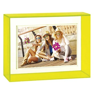 Imagen de Zep B146Y Collection Acrylic Neon Marco de Fotos, Color Amarillo y Blanco, 10 x 15 cm