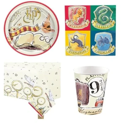Imagen de Budget Gifts Juego de fiesta Harry Potter para 8 invitados