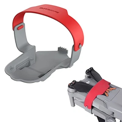 Imagen de MotuTech Soporte para helicóptero DJI Air 2S / Mavic 2 Drone Protección Chasis Transporte (rojo)