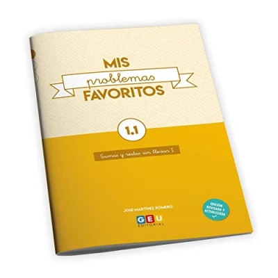 Imagen de Mis Problemas favoritos 1º primaria Cuadernillo 1.Sumas y restas Sin llevar I Editorial Geu (Niños de 6 a 7 años)