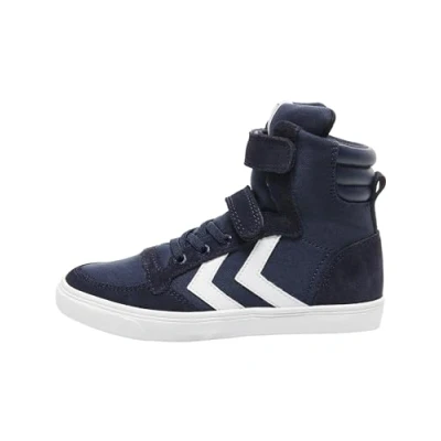 Imagen de Hummel Slimmer Stadil Zapatillas altas para niños, Talla: 26, Dress blue Zapatos