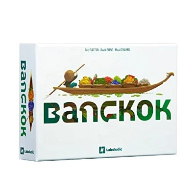 Imagen de BANGKOK ¿Quién construirá El Mejor Mercado Flotante? Juego de mesa Familia y Amigos Estrategia, Gestión Observación 1 A 4 Jugadores partir 9 años