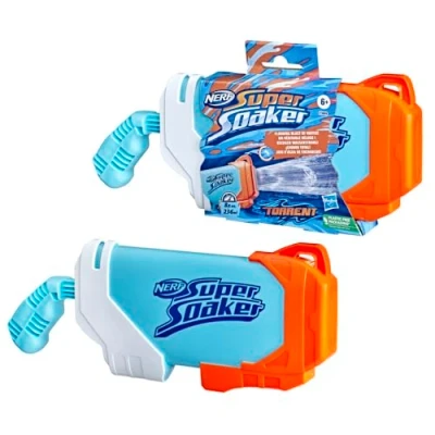 Imagen de Nerf Super Soaker Torrent Water Blaster, Pump and Fire a Giant Jet of Water, Outdoor Battles, Multi Colour, One Size, F3889