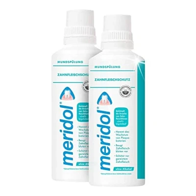 Imagen de 2x Meridol Enjuague bucal Barrera gingival 400ml sin alcohol