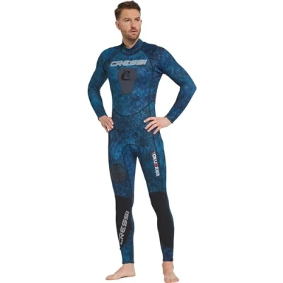 Imagen de Cressi Tokugawa Man Monopiece 3mm Traje de Neopreno una Pieza, Men&#039;s, Azul Camuflaje, M