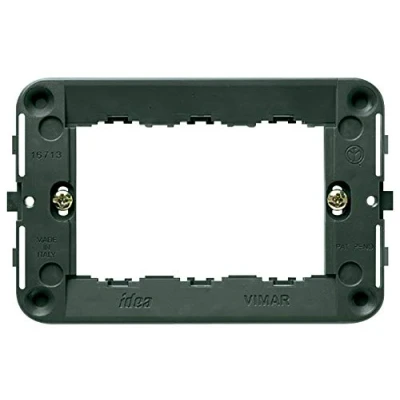 Imagen de Vimar serie idea Soporte 3 módulo con tornillos