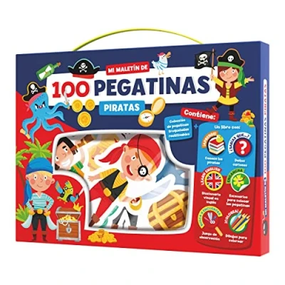 Imagen de MALETIN 100 PEGATINAS PIRATAS
