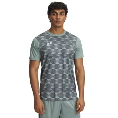 Imagen de Under Armour Challenger Train Camiseta estampada, Hombre, Talla: Large, Silica green/castlerock