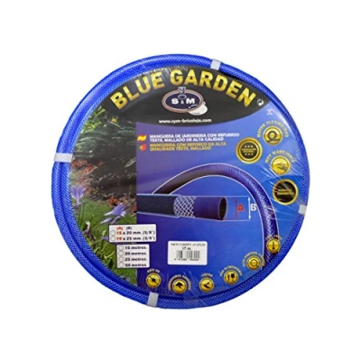 Imagen de S&amp;M 553004 Manguera de jardín Reforzada Blue Garden Rollo 15 Metros, Azul, x 20 mm (5/8)