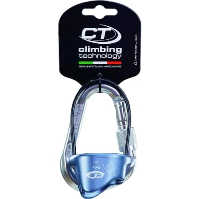 Imagen de Climbing Technology Doble V Kit aseguradora de descensores, Adultos Unisex, Turquesa, Talla única