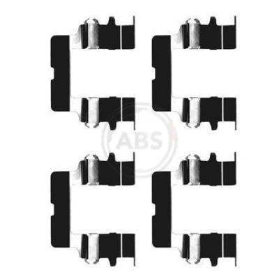 Imagen de A.B.S. 1161Q Kit de accesorios, pastillas frenos MITSUBISHI: Lancer 4, ECLIPSE 2, 6 Limousine
