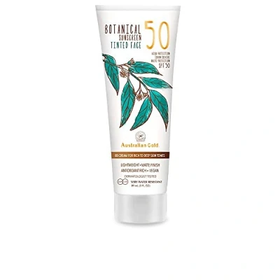 Imagen de Australian Gold Botanical Spf50 Tinted Face #Rich Deep, Blanco, 88 Mililitros