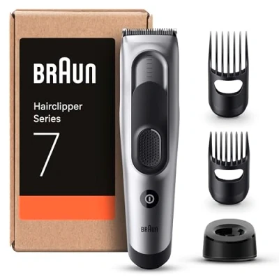 Imagen de Braun Cortapelos Series 7 HC7390, Máquina De afeitar, Para Hombres Con 17 Ajustes Longitud