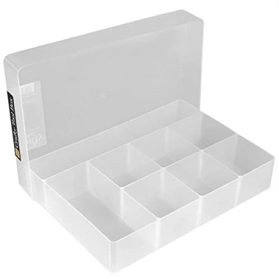 Imagen de WestonBoxes Caja de con Compartimentos A4 para Manualidades: ¡Encuentra Tus Materiales Rápidamente y Mantén Todo Organizado! Divisores Integrados Mantienen Organizado (Paquete 1)