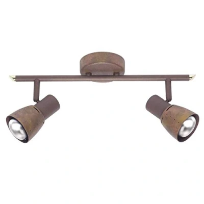 Imagen de BRILLIANT lámpara tubo de lava 2 flg cobre viejo 2x R50, E14, 40W, adecuado para lámparas reflectoras (no incluidas) Escala a ++ E Cabezas giratorias