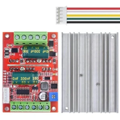 Imagen de CAIONPLE DC 6 60V 400W BLDC Controlador de Motor Sin Escobillas CC Trifásico PWM Hall Placa Control 12V 24V 48V