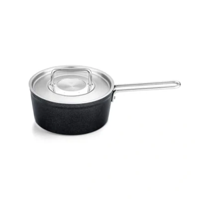Imagen de Fissler Adamant Cazo de Aluminio (de 2 Litros y 18 cm Diámetro), Revestido, con Tapadera Vidrio, Antiadherente, Inducción