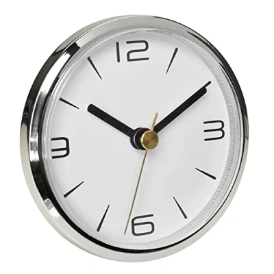 Imagen de TFA Dostmann 60.3065.02 Reloj analógico con 2 esferas (Mecanismo de Cuarzo, 90 x 36 mm), Color Blanco