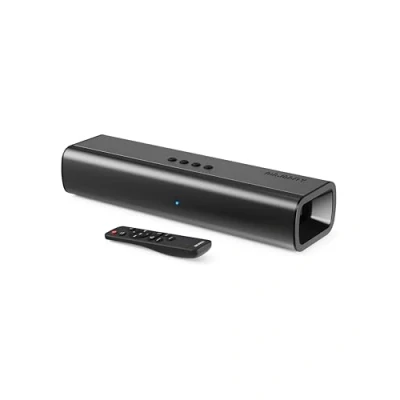 Imagen de MAJORITY Naga 40 Barra de Sonido TV Soundbar Bluetooth 80W 2.0 Altavoces para HDMI ARC Sound Bar Altavoz 40cm PC Kit Montaje en Pared y Mando a Distancia Incluidos
