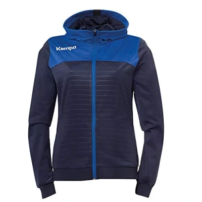 Imagen de Kempa Emotion 2.0 Hood Jacket Women Sudadera, Mujer, navy/royal, XL