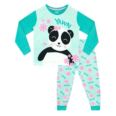 Imagen de Harry Bear Pijamas para Niñas Panda Verde 6 7 Años