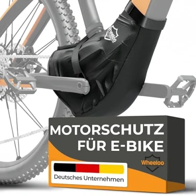 Imagen de WHEELOO Ebike Funda Protectora para el Motor Central, protección portabicicletas, del Motor, como contra la Lluvia, Adecuada para, por Ejemplo, Bosch, Brose, etc.