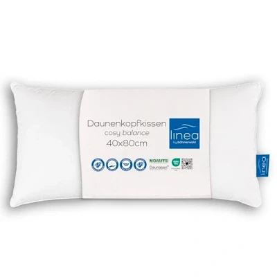 Imagen de Unbekannt Böhmerwald 109604 34 Almohada, algodón, Blanco, 40 x 80 10 cm