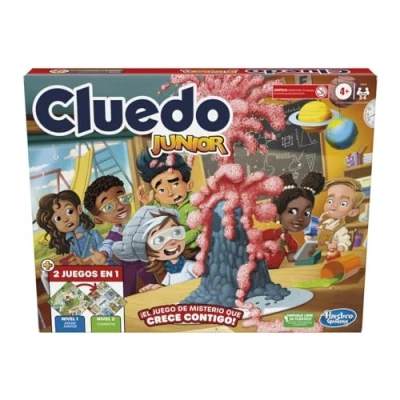 Imagen de Hasbro Gaming Juegos Cluedo Junior (Versión Española), Multicolor, Talla Única (C1293105)