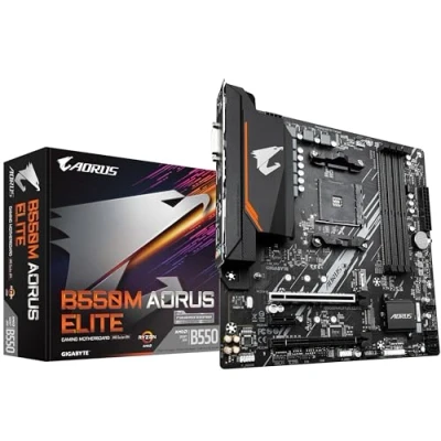 Imagen de GIGABYTE B550M AORUS ELITE mATX Motherboard for AMD AM4 CPUs