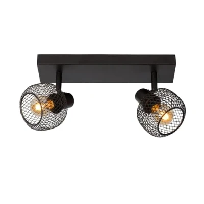 Imagen de Lucide Foco de techo Maren, 2 luces, negro