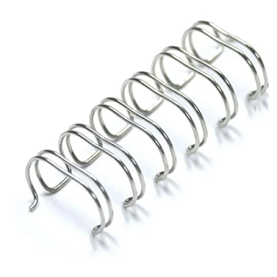 Imagen de Albyco Wire O Encuadernadora Espiral Hasta 65 Hojas Anillas Encuadernar Metalico 9,5 Milímetros Paquete de 100 Piezas Plata