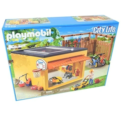 Imagen de PLAYMOBIL 9368 Garaje con Plaza para Bicicletas, Set Exclusivo
