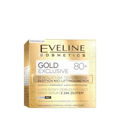 Imagen de Eveline Cosmetics Crème de Jour/Nuit Luxury Exclusive Or 80+ 50Ml 50 ml