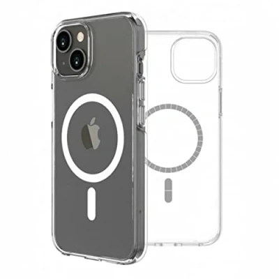 Imagen de Funda Muvit For Change MCBKC0284, Para IPhone 14 Max, Recycletek Magsafe, Transparente