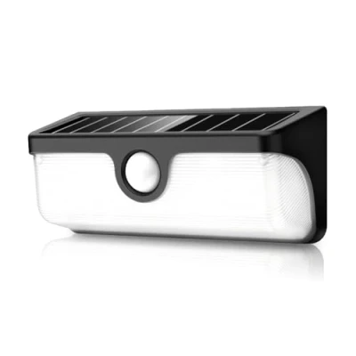 Imagen de Moman Farolas Solares Exterior Conectables, Aplique Solar con Sensor de Movimiento Activado Sincronizado, Luces LED Impermeables IP65 para Balcón, Jardín y Garaje