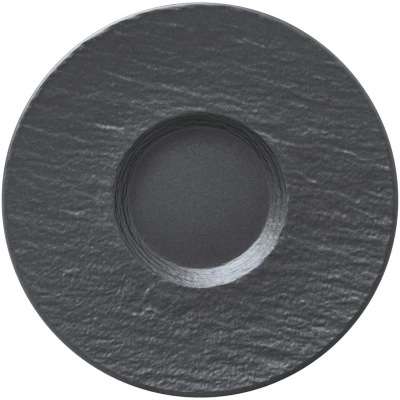 Imagen de Villeroy &amp; Boch Saucer Manufacture Rock Black ø 16 cm