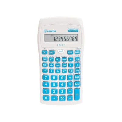 Imagen de OSAMA Calculadora científica de 56 Funciones, 10 dígitos Mantissa y 2 exponente, Cosas para la Escuela con Funda Deslizante válida exámenes Estado Material Escolar Back to School,