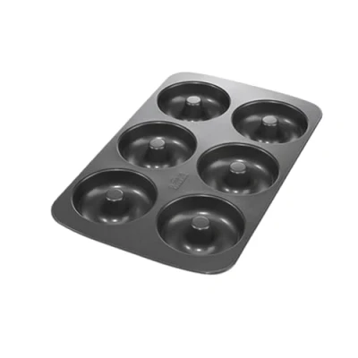 Imagen de RBV Birkmann, 881631 Easy Baking Bandeja para donuts (6 orificios, antiadherente)