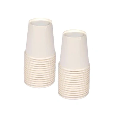 Imagen de Homéa, Juego de 100 vasos cartón 20Cl Blanco