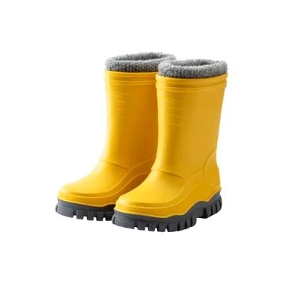 Imagen de Sterntaler Botas de Goma Unisex para niños con Interior extraíble, Lluvia, Amarillo Mate, 23 EU