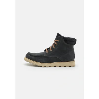Imagen de Sorel Madson MOC TOE WP Botines con cordones, Hombre, Talla: 45, Coal Nubuc