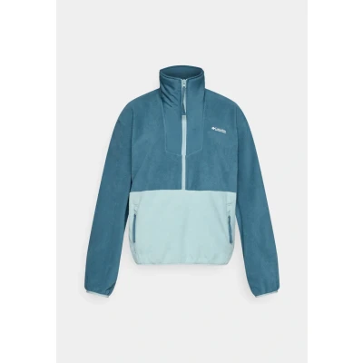 Imagen de Columbia Sequoia Grove Forro Polar con Medio Cierre para Mujer, Color Azul Everblue, aplastado, Talla XS