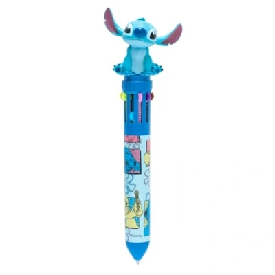 Imagen de Grupo Erik Bolígrafo 3D multicolor Disney Stitch 10 colores en 1 retráctil Bolígrafos bonitos ideal accesorio papelería Boligrafo Stitch,regalos niña