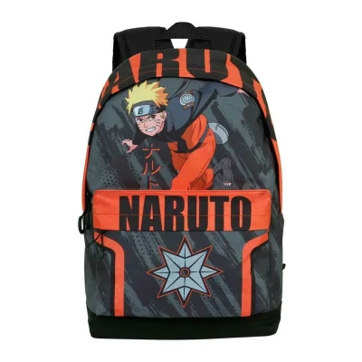 Imagen de Karactermania Naruto Shuriken HIGH School Mochila escolar para niños, Talla: One Size, Gris