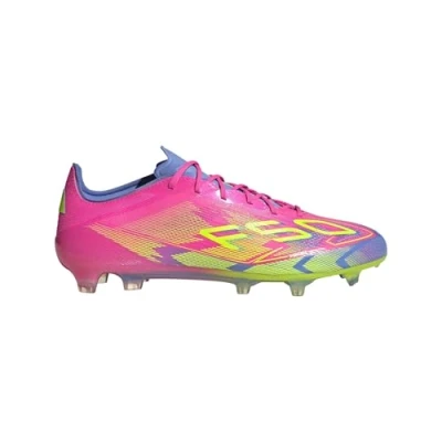 Imagen de adidas Performance F50 Elite FIRM Ground Botas de fútbol con tacos, Hombre, Talla: 42, Lucid pink/lucid lemon/blue fusion Zapatos