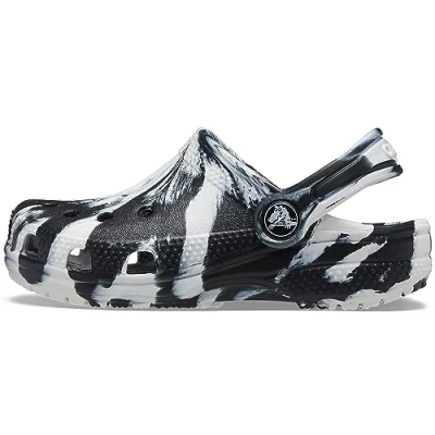 Imagen de Crocs Classic Clog T, Zuecos Unisex niños, Multicolor (Black White), 22/23 EU