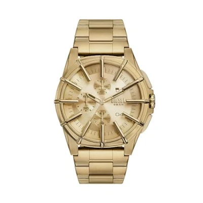 Imagen de Diesel Framed Watch Reloj goldcoloured, Hombre, Talla: One Size, Gold coloured