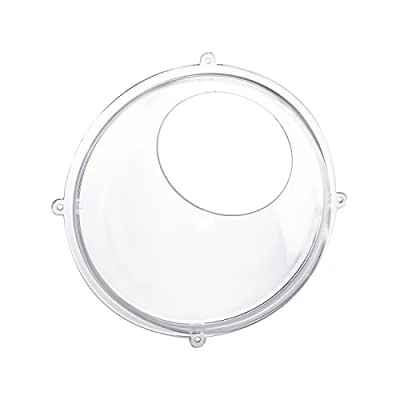 Imagen de HMF 46624 22 Estantería de pared, semiesfera acrílica, expositor 24 cm diámetro, transparente